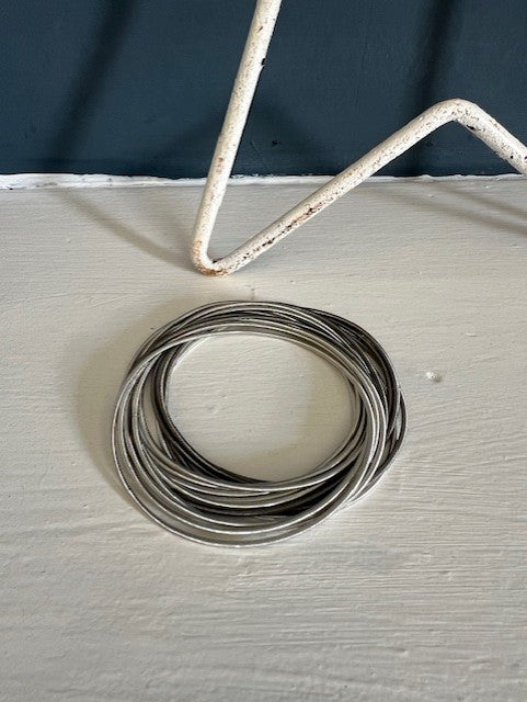 Slinky Bracelet - Silver & Hematite