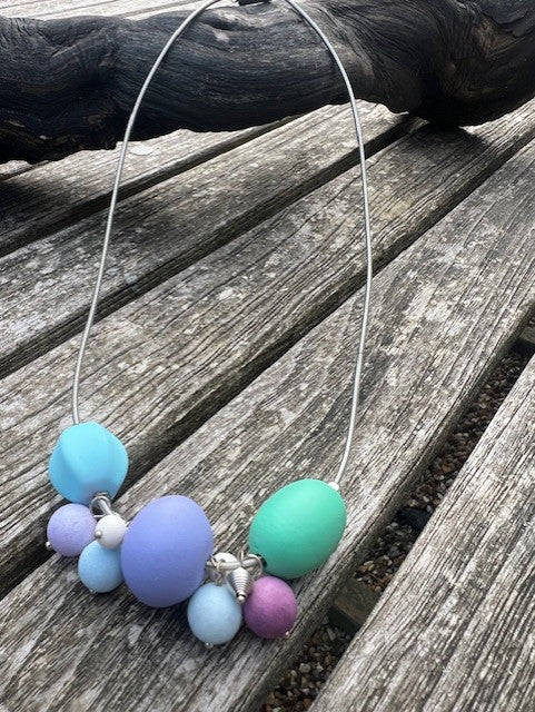 Farrah Necklace - Silver Wire