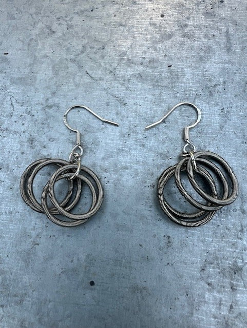 Odessa Earrings - Hematite