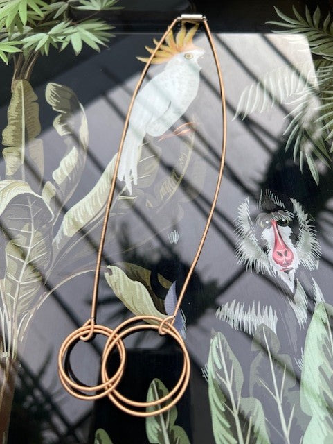 Louisa Short Necklace - Rose Gold