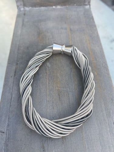 Giorgia Bracelet - Silver & Grey