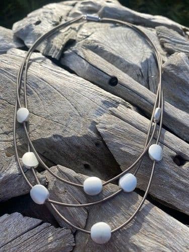 Ipsos Short Necklace - Hematite