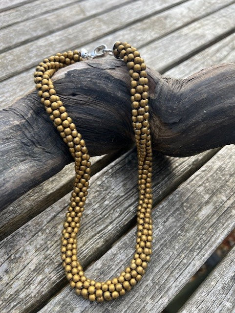 Aisha Necklace - Antique Gold