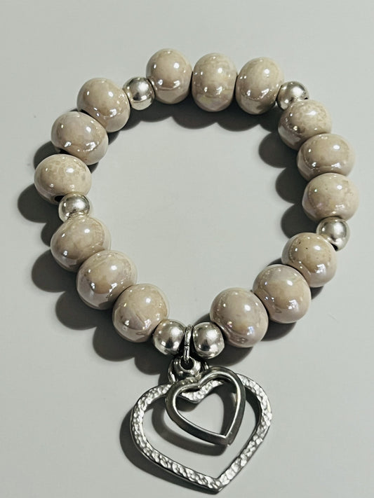 Heart Charm Bracelet