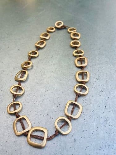 Elements Short Necklace - Gold