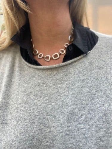 Elements Short Necklace - Silver