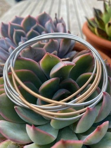 Josephine Bracelet - Silver & Rose Gold