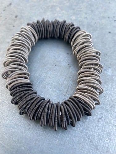 Odessa Bracelet - Large Ring - Silver & Hematite