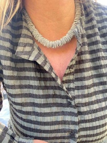 Odessa Necklace - Small Ring - Silver