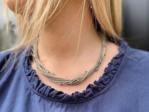 Tara Short Necklace - Silver